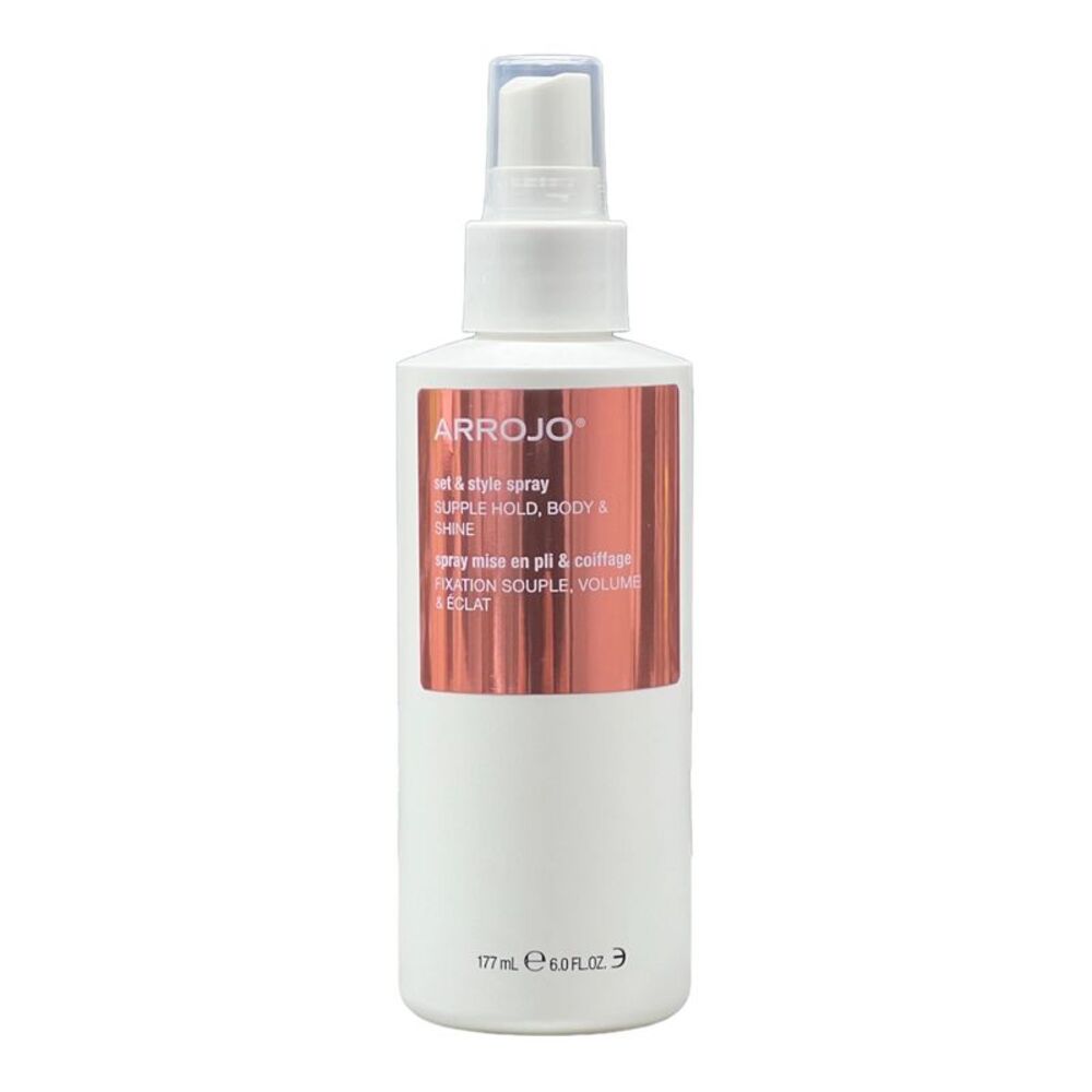 Arrojo Set & Style Spray Supple Hold, Body & Shine 6 Oz